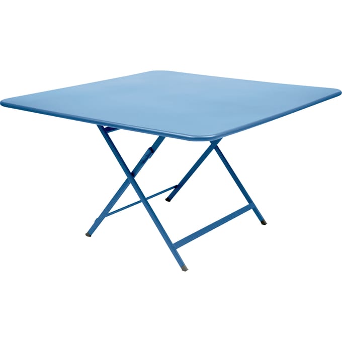 Fermob CARACTÈRE klaptafel - E1 Maya blauw - vierkant, 128 x 128 cm