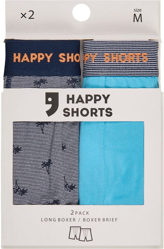 Happy Shorts Boxer Jersey Long