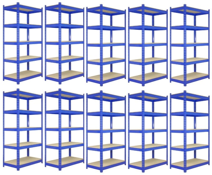 Stellingkast 5-laags - 200kg per plank - mdf 9mm