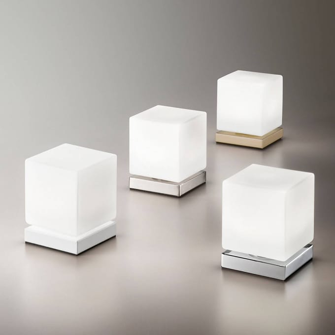 Fabas Luce Met aanraakdimmer - LED tafellamp Brenta goud