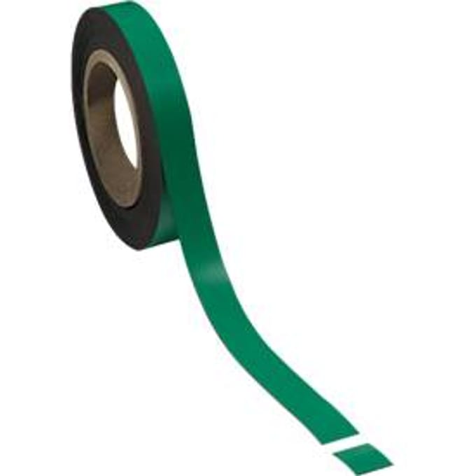 Magneetband, lichtgroen, 20 x 10.000 mm