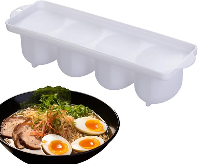 Eierhouder Koelkast - Bewaardoos - Eieren Marineren - Luchtdicht Design - 24 cm Lengte - Wit