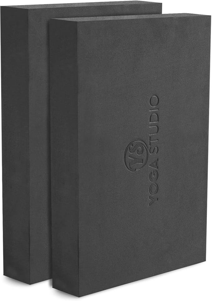 Yogablok - 30 cm x 20 cm x 5 cm, Antislip EVA-blok - Dubbelpak Lichtgewicht Trainingsaccessoire