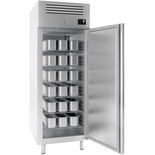 GGM Gastro Eistiefkühlschrank Edelstahl Premium PLUS - für 36x 5L oder 24x 7L Eisbehälter Zilver