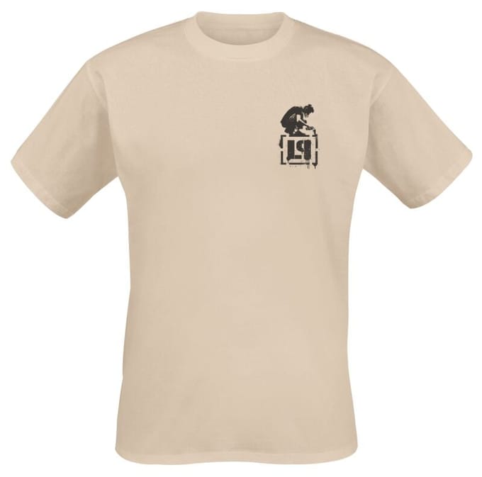 Linkin Park T-shirt - Meteora Spray - S tot 4XL - zand