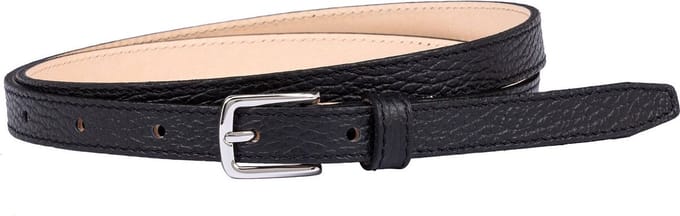 ROECKL Leren Riem Lina Belt W75 Black Zwart