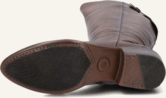 Omoda Badias Laarzen - Leer - Dames - Cognac - Maat 37