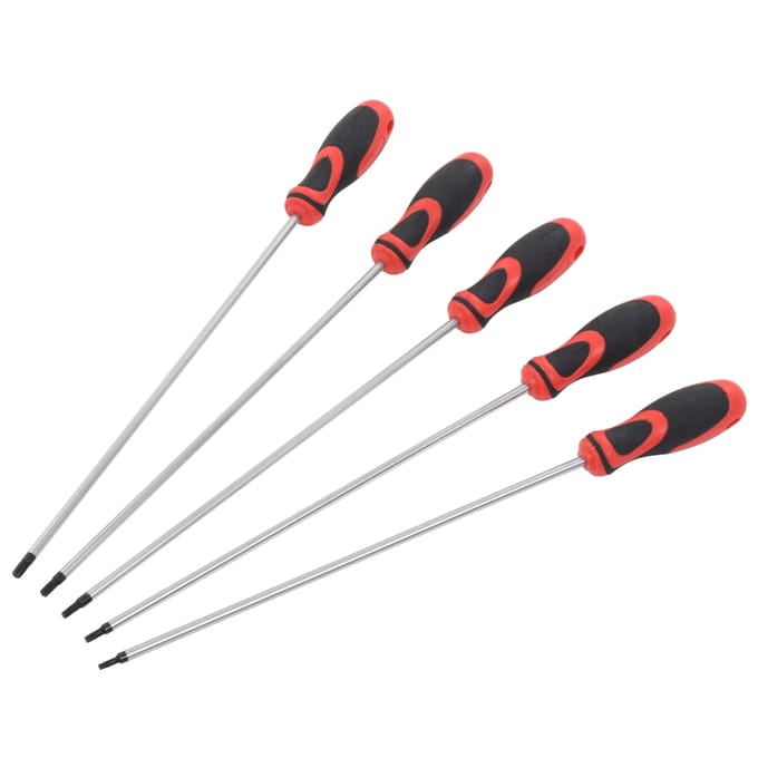 vidaXL - 5-delige - Torx - schroevendraaierset - 300 - mm
