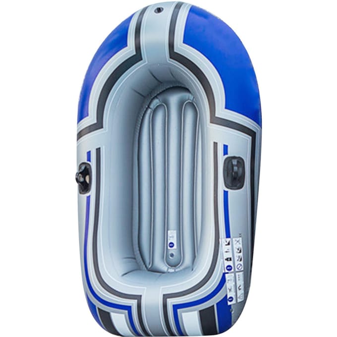 Eén paar rubberen roeiriemen, opvouwbaar en afneembaar 120 cm blauw