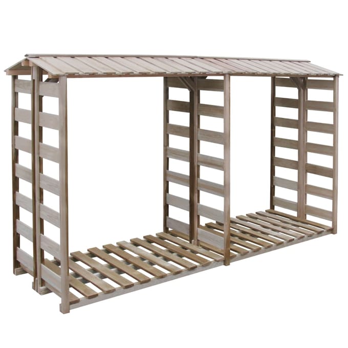 vidaXL - Haardhoutopslag - 300x90x176 - cm - geïmpregneerd - grenenhout