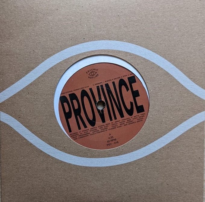 Bartees Strange, Eric Slick & Ohmme / Anjimile - Province? /? Ever New (7" Single)