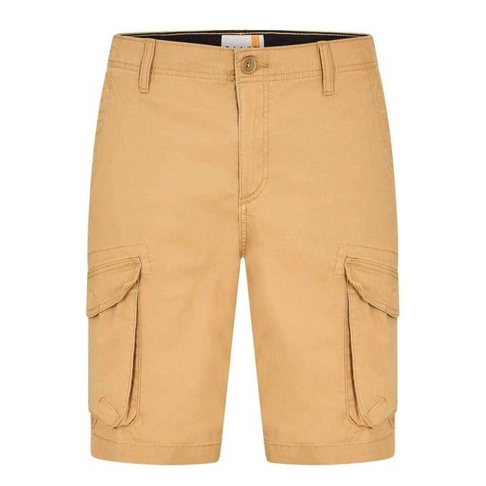 Timberland Heren Twill Casual Cargo Shorts (Tarwe)