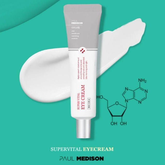 PAUL MEDISON Crème Contour des Yeux Super Peptide Vital, 1 pièce, 30 ml white