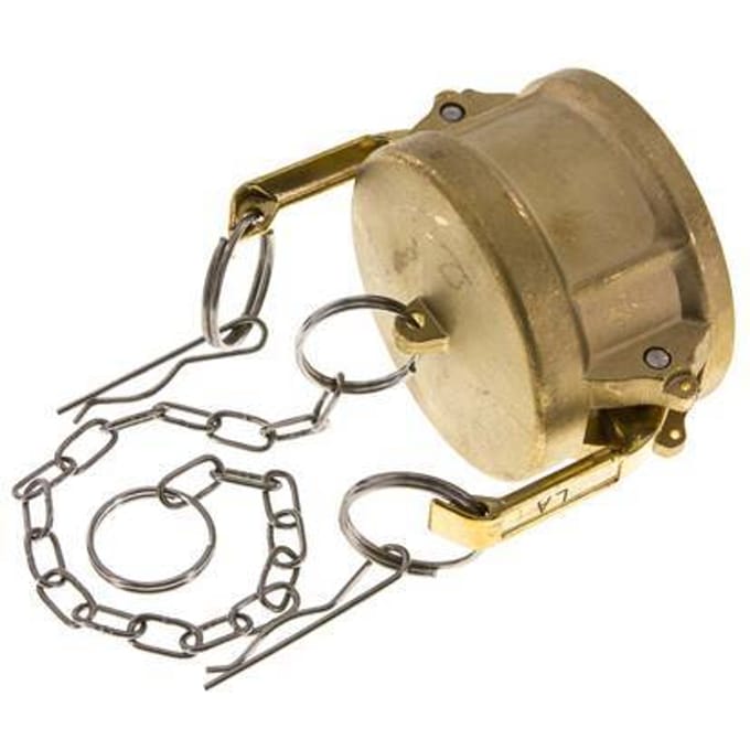 Camlock DN 60 (2 1/2'') Koppeling MessingEnd Cap Type DC MIL-C-27487