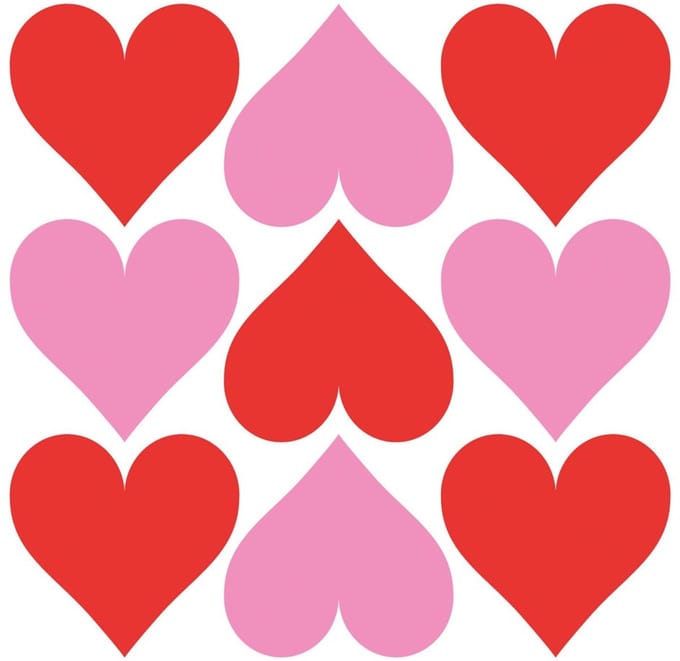 PPD - Lunch servetten - Hearts Graphic