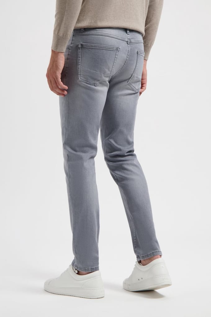 North84 - Jeans Grijs North84 5-pocket Graphite Denim Jeans Grijs 84301003