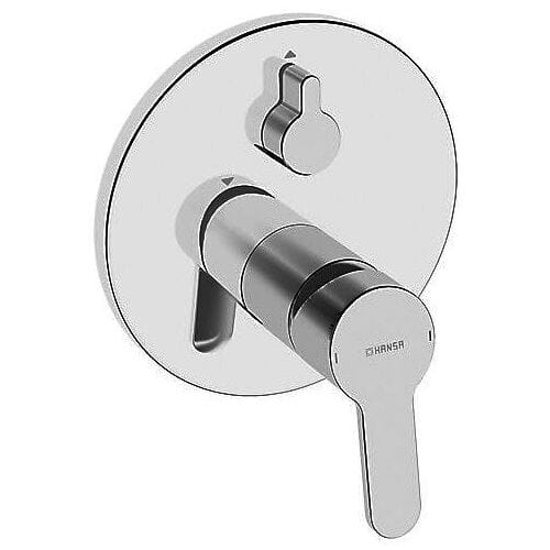 Hansaprimo single-handle bath functional unit, round rosette 89909003