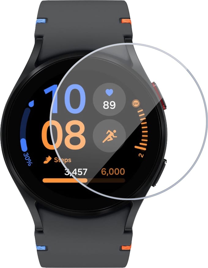 Screenprotector geschikt voor Samsung Galaxy Watch FE 40mm - Folie Screen Protector