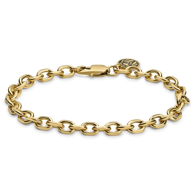 Essentials | 6 mm Goudkleurige Armband met Kabelschakels