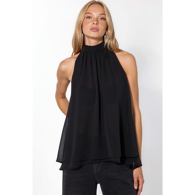Halternek Mouwloze Blouse