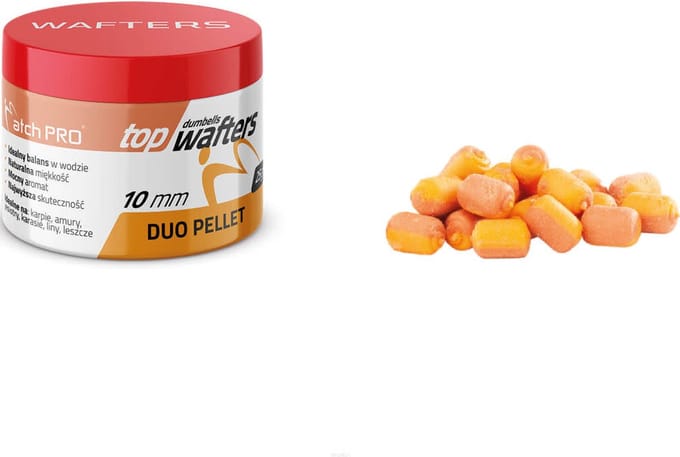 MatchPro Top Dumbells Duo Wafters 12mm 25gr - Smaak : Mango