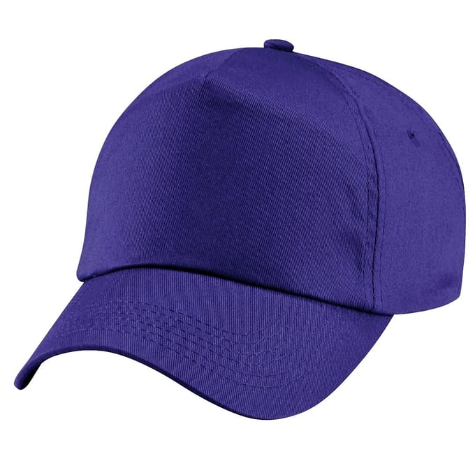 Beechfield Unisex Junior Junior 5 Panel Baseball Cap (Paars)
