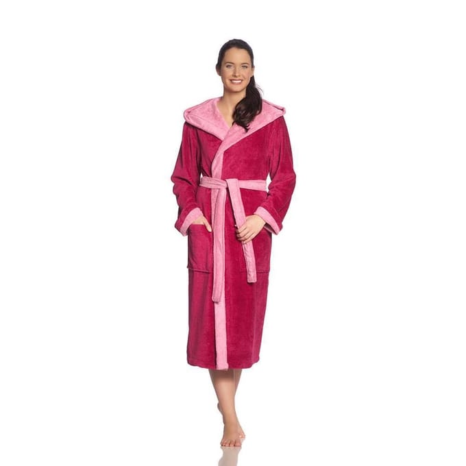 Vossen Badjas Poppy - cranberry M