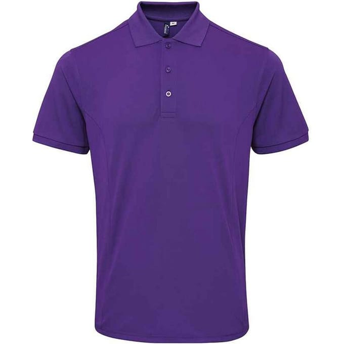 Premier Heren Coolchecker Plus Piqu Polo Shirt (Paars)