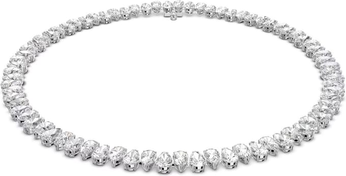 Swarovski Dames Ketting Metaal  -  Zilverkleurig