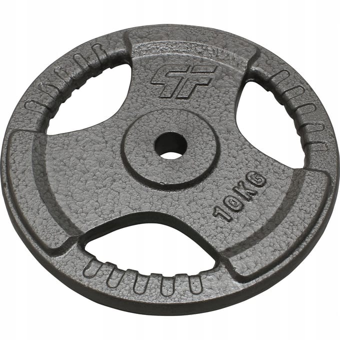 Gietijzeren Halterplaat 10kg - "Stuur" ontwerp