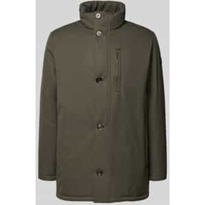 Regular fit parka met opstaande kraag