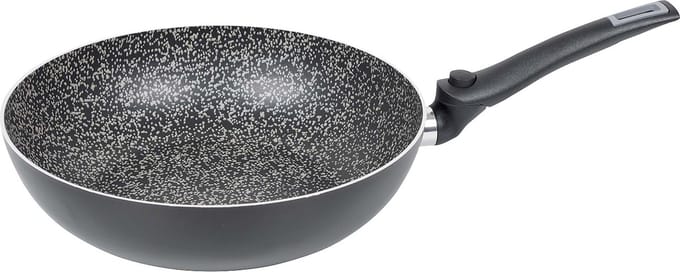 Bo-Camp - Wokpan - Turn - Wegklapbare pannengreep - Inductie - Ø 28 cm