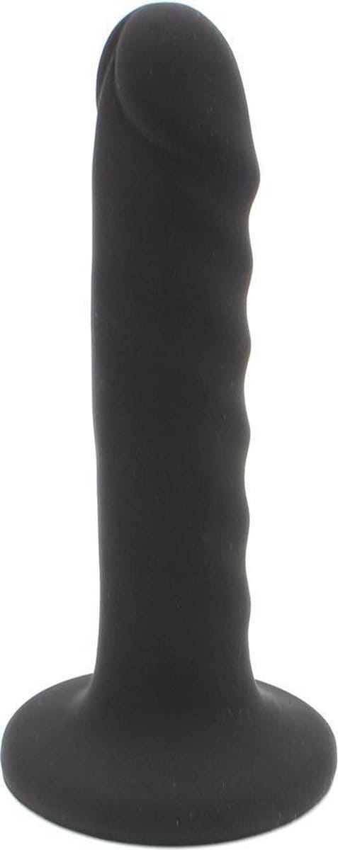 Kiotos Cox - Siliconen Dildo 18 x 3 cm - Zwart