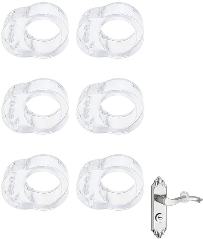 Dailygoody - Deurstopper - Transparant rubber - Zeer elastisch