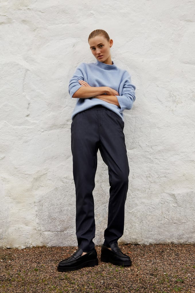 Knitted Colette Pants Navy Größe: S | Jogginghosen Outlet | Damen | Blau