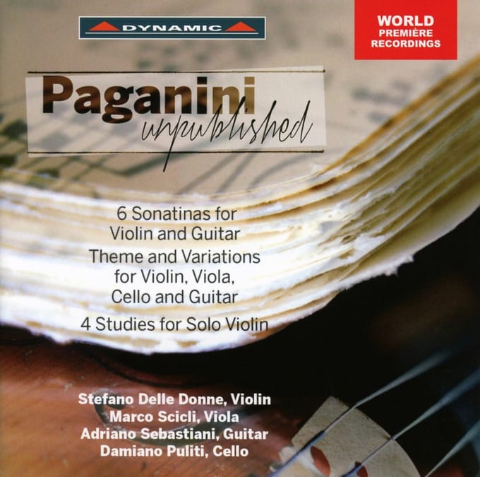 Stefano Delle Donne, Marco Scicli, Adriano Sebastiani, Damiano Puliti - Paganini Unpublished (CD)