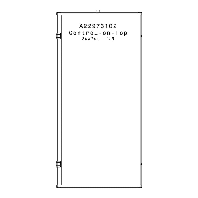AEG koelkastdeur, wit, 531x1112mm, VIP 140229731017