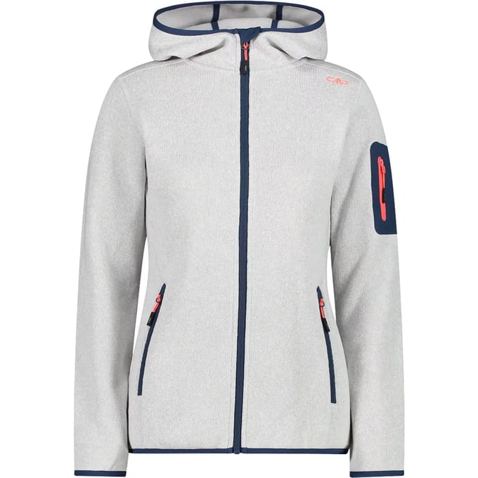 Dames fleece met capuchon CMP