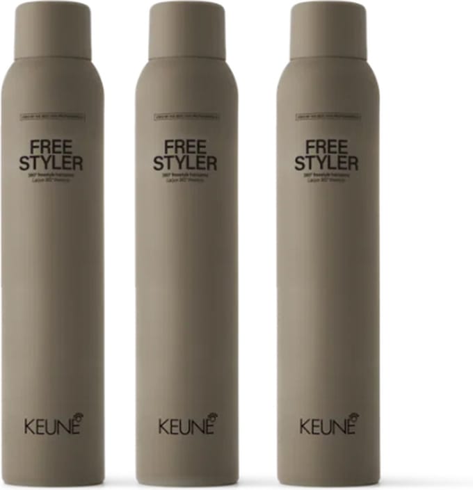 3 stuks - Keune - Freestyler - Freestyle Spray 300 ml
