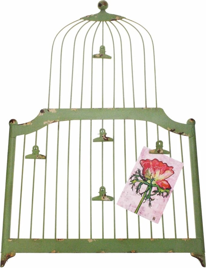 Vogelkooi fotorek metaal 51x3x79cm
