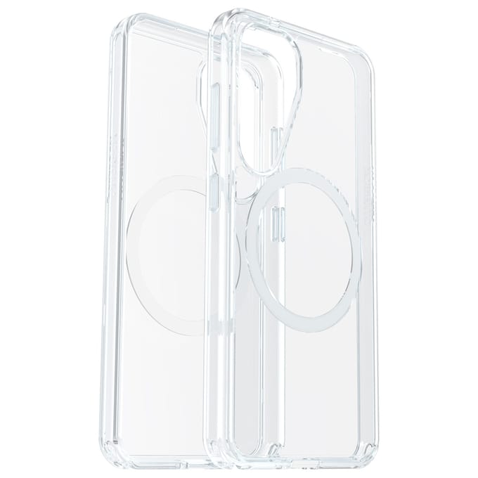 OtterBox Symmetry Clear Backcover MagSafe voor de Samsung Galaxy S25 - Transparant