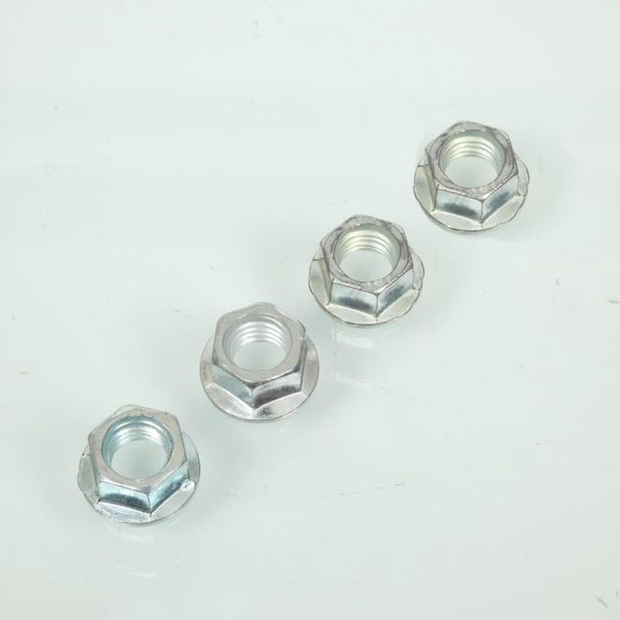 Boutjes en moeren voor Scooter Yamaha 50 Neos Moer M7 spoed 100 set van 4 Nieuw