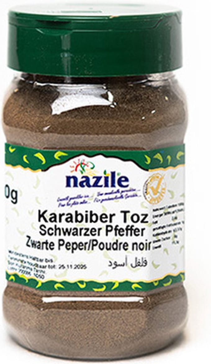 Nazile Zwarte Peper Gemalen 2 x 200 Gram