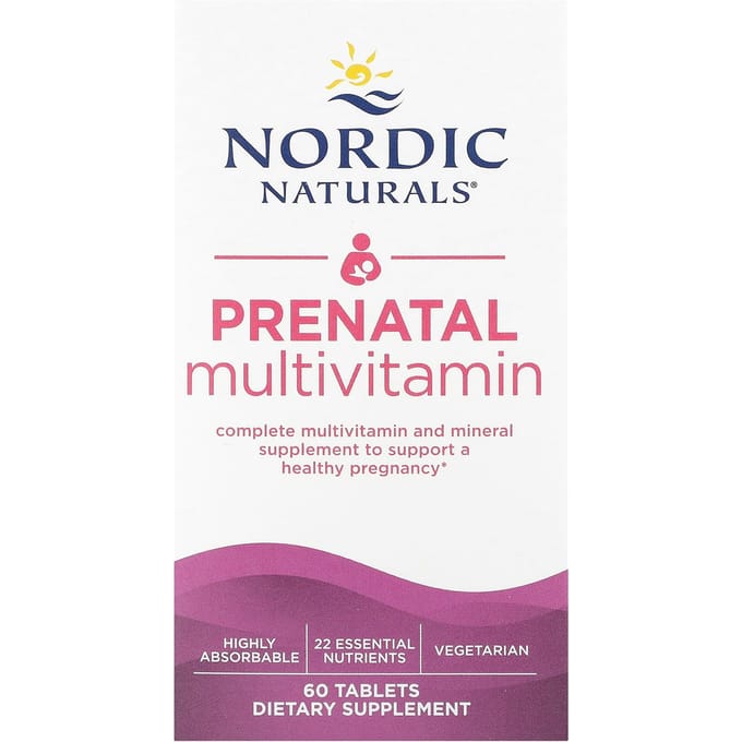 Multivitaminen voor Zwangere Vrouwen, 60 Tabletten
