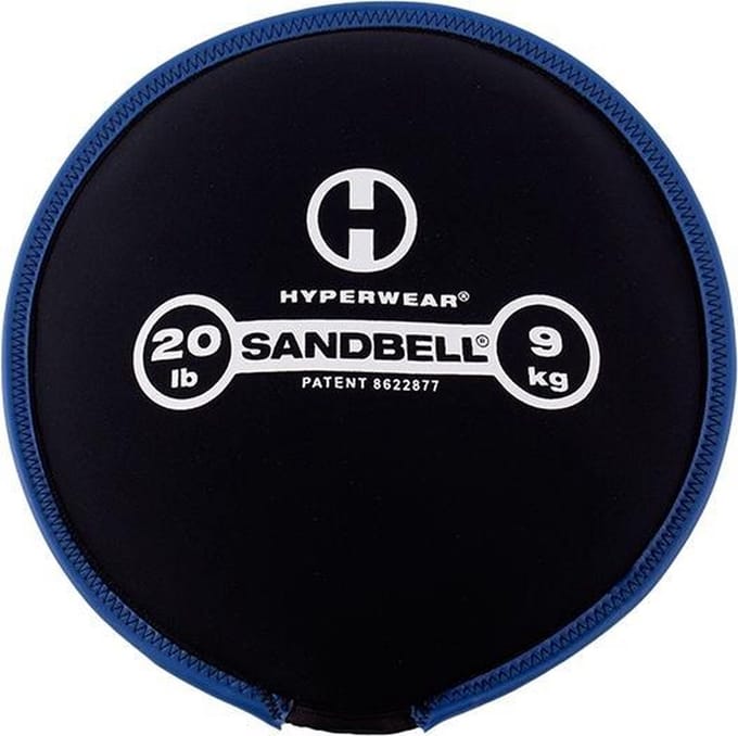 Hyperwear SandBell 9 kg (20 lbs) - blauw