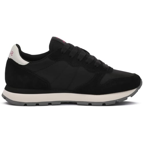 SUN68 Ally Solid - Dames Sneakers Schoenen Zwart Z46201-11 , Maat: EU 38