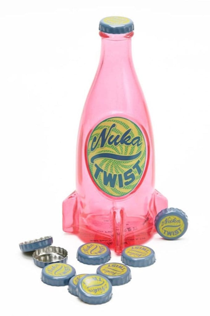 DEVplus Fallout Bottle Series Replica Glass Bottle & Cap Nuka Twist Kitchen- and Tableware