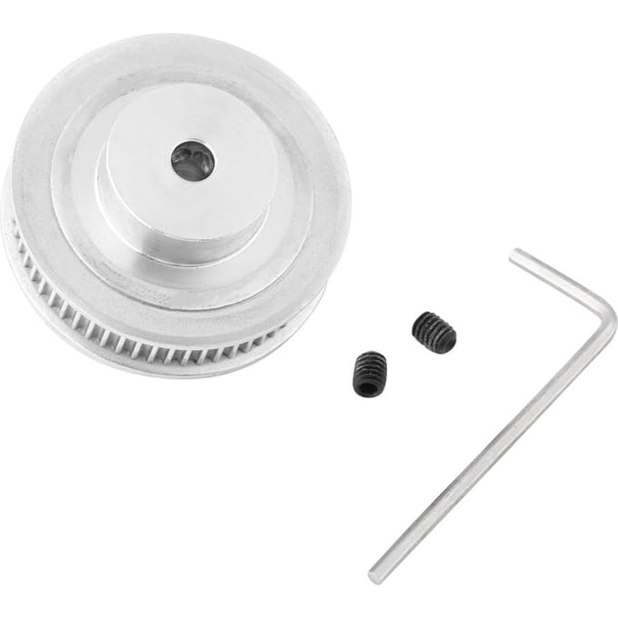 Aluminium GT2 Distributieriem Poelies 60 Tanden 60T 5mm Boring voor 3D Printer white