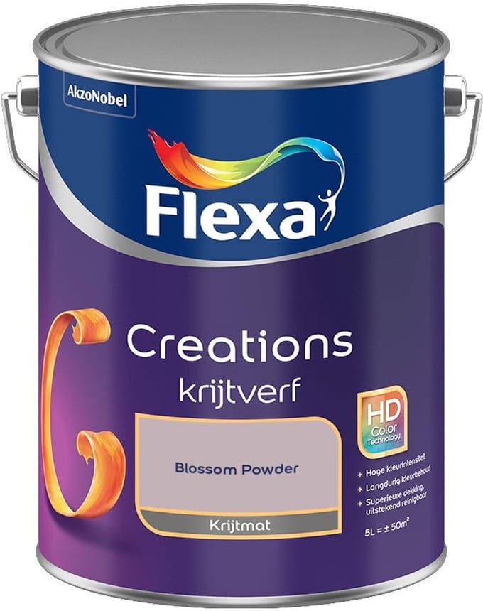 Flexa - Creations Muurverf Krijt - Blossom Powder - Mengverf - 5 L