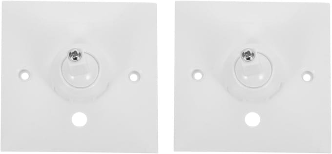 Alarm Muurbeugel - Sensorhouder - Beveiliging Monteren - Flexibele Hoekregeling - 8.7 x 8.7 x 6 cm - Wit